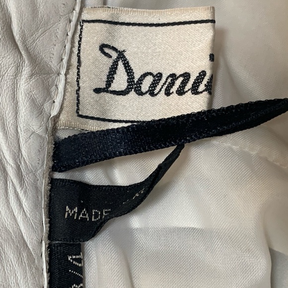 Genuine leather pants, soft and durable…white cowhide leather lined in taffeta! - Picture 6 of 7